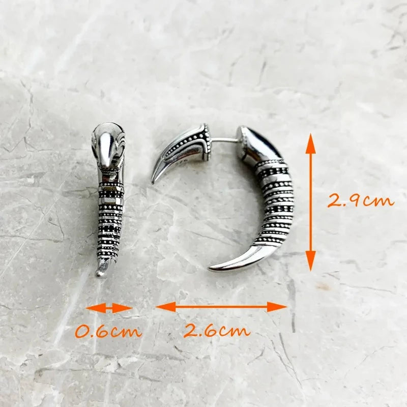 Ohrringe aus Silberklauen - Exception® 