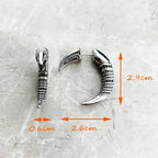 Ohrringe aus Silberklauen - Exception® 