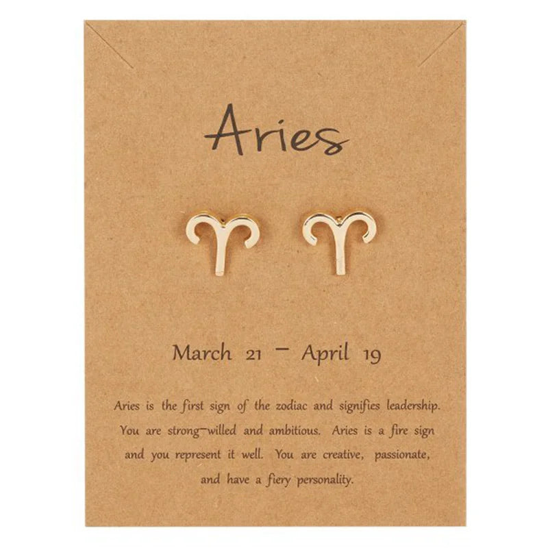 Ohrringe Sternzeichen 12 Sternbilder Widder