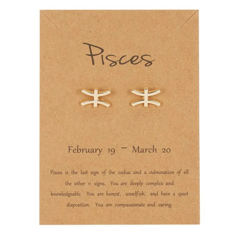 Ohrringe Sternzeichen 12 Sternbilder Fische