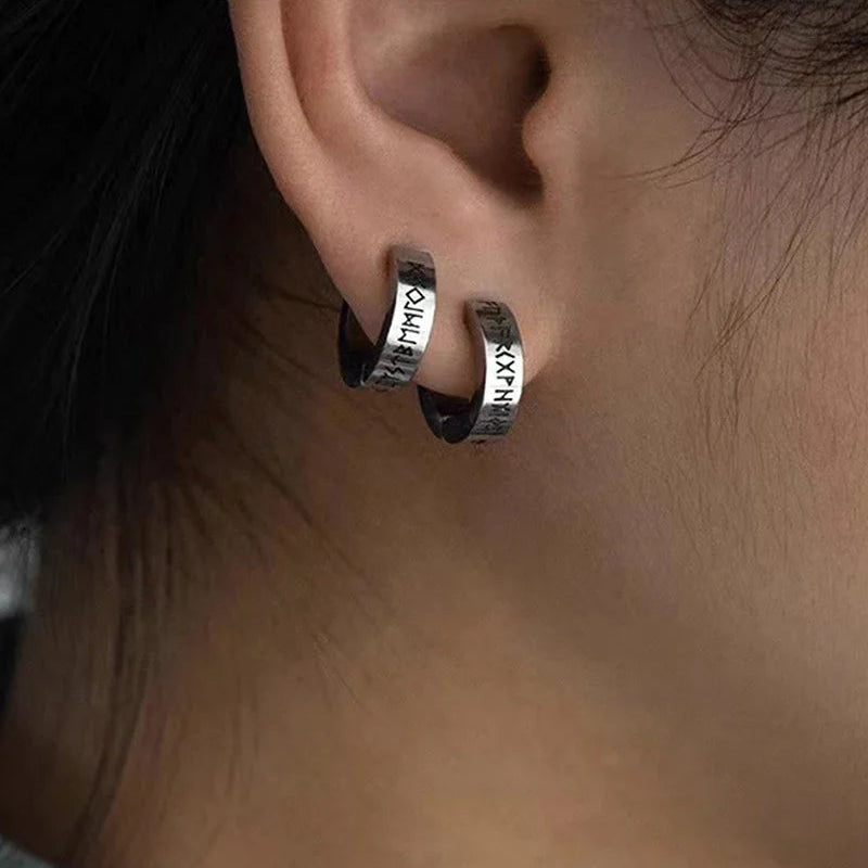 Viking Creolen Ohrringe Mann Frau Keltisch Nordisch 