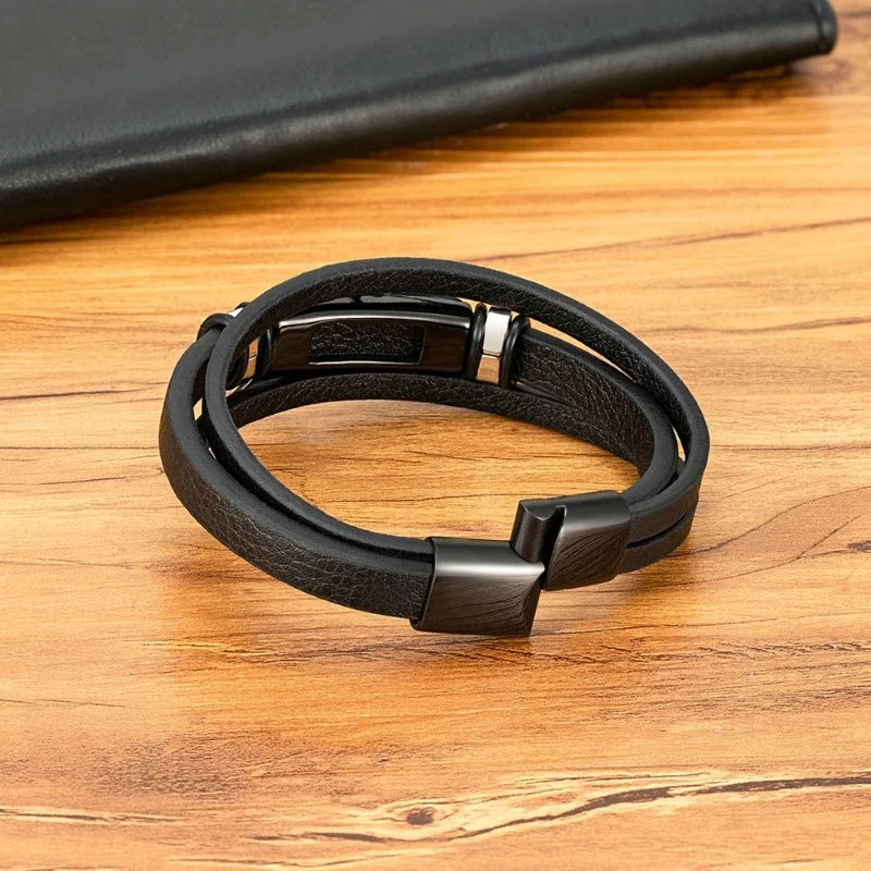 Herren Lederarmband Adler