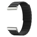 Magnetarmband für Fitbit Versa 3, Versa 4, Sense 1 und Sense 2 Uhr schwarz