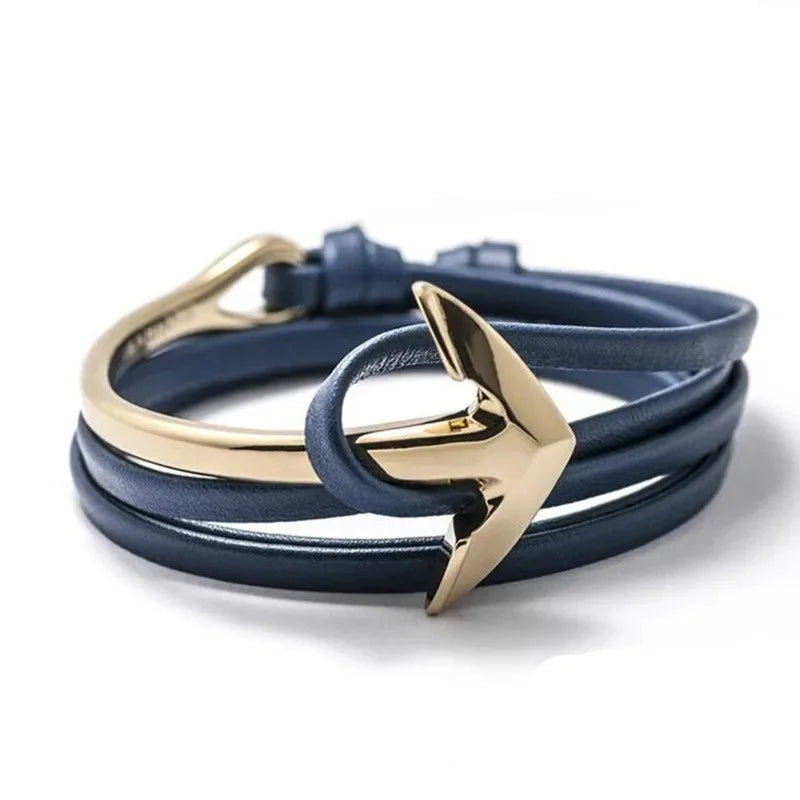 Verstellbares Armband mit Seemanker 