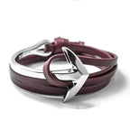 Verstellbares Armband mit Seemanker 