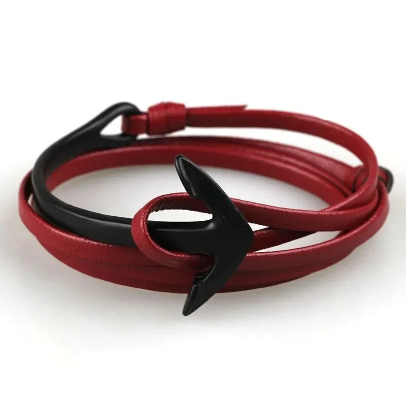 Verstellbares Armband mit Seemanker 