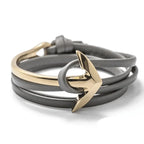 Verstellbares Armband mit Seemanker 