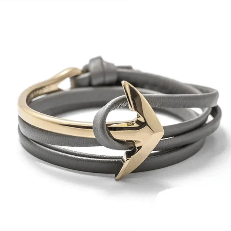 Verstellbares Armband mit Seemanker 
