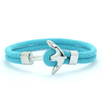 Ankerarmband hellblau