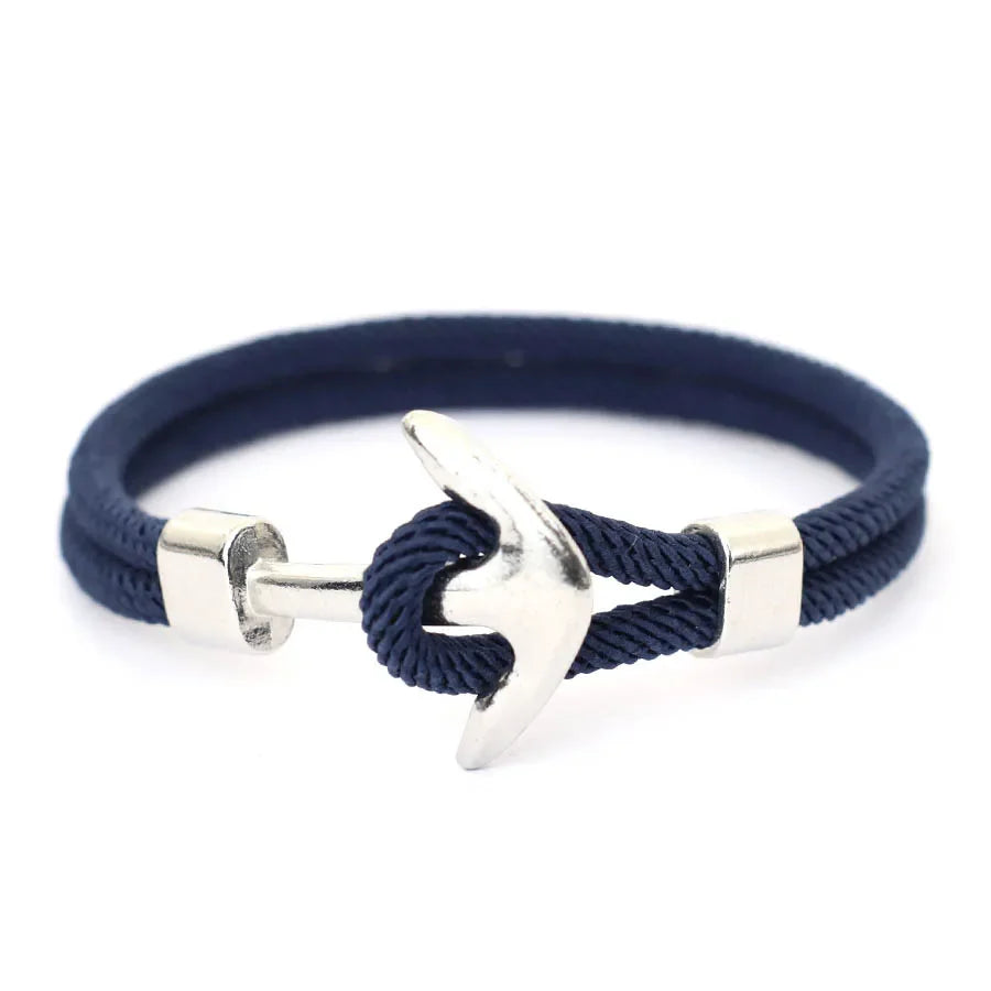 Ankerarmband marineblau