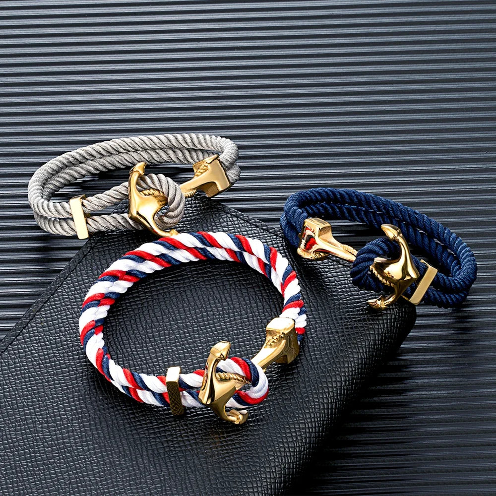 Herren-Armband mit Anker