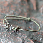 Marineanker-Armband hellgrün