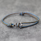 Marineanker-Armband blau
