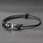 Marineanker-Armband dunkelgrün