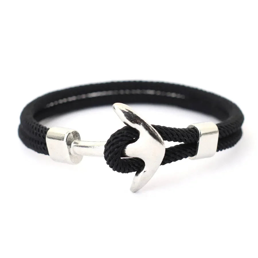 Ankerarmband schwarz