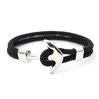 Ankerarmband schwarz