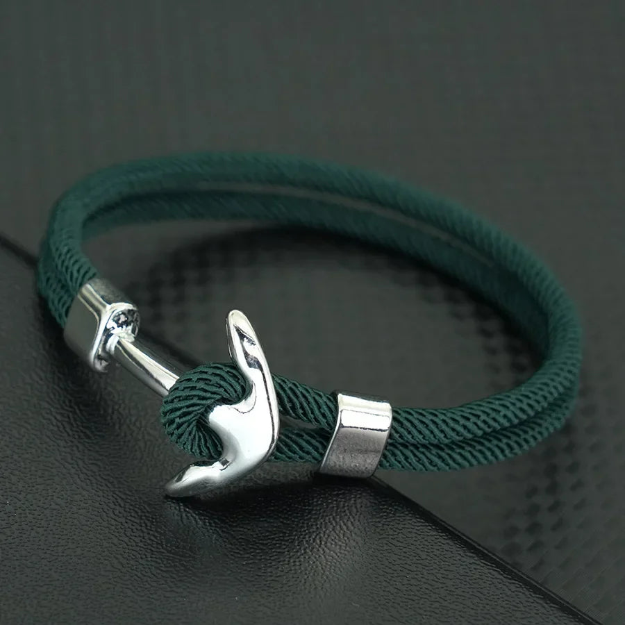 Ankerarmband grün