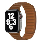 Apple Watch Armband mit magnetischem Verschluss braun