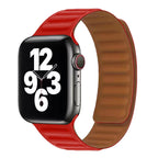 Apple Watch Armband mit magnetischem Verschluss rot