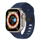 Apple Watch Armband aus chirurgischem Silikon blau