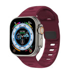 Apple Watch Armband aus chirurgischem Silikon bordeaux