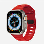 Apple Watch Armband aus chirurgischem Silikon rot