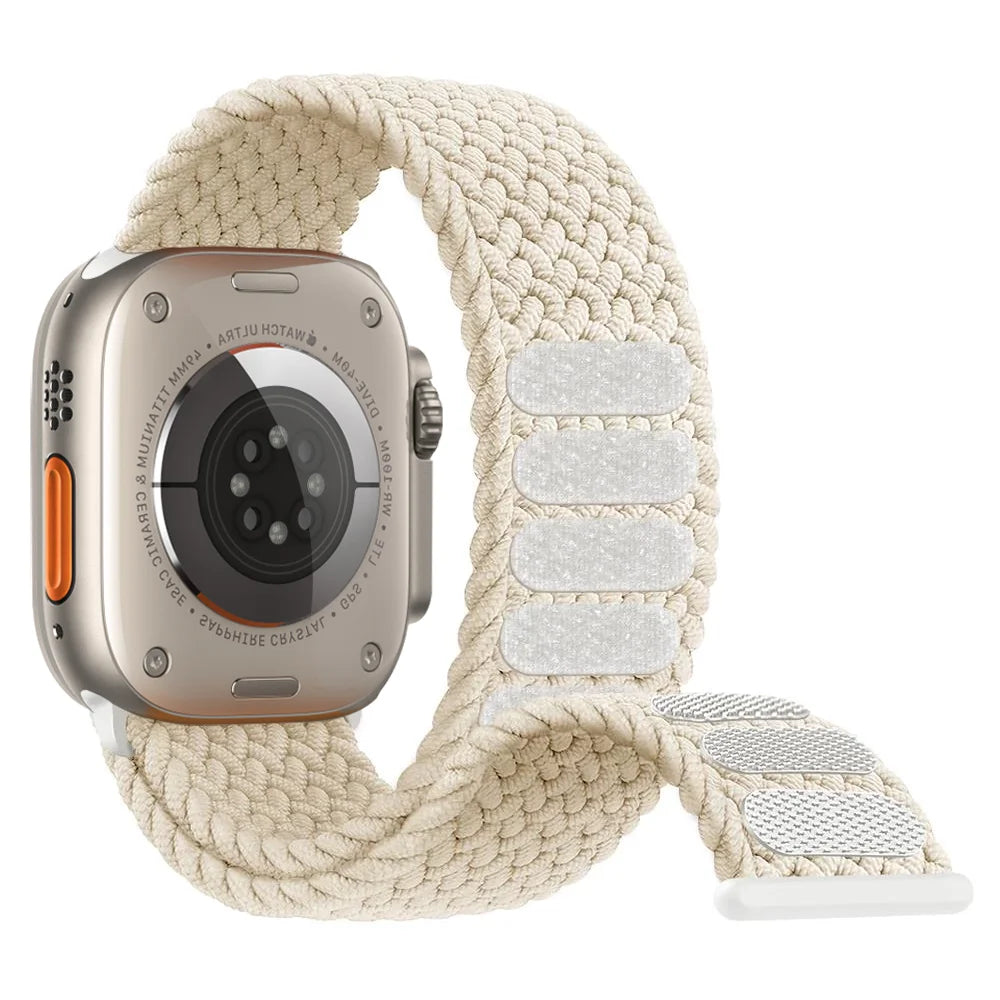 Apple Watch Armband aus geflochtenem Stoff 