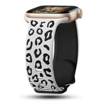Apple Watch Armband Leopard weiß