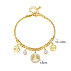 Lebensbaum-Armband mit Zirkon