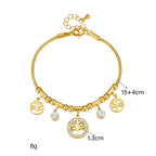 Armband Lebensbaum mit Strass verziert