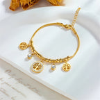 Armband Lebensbaum mit Strass verziert