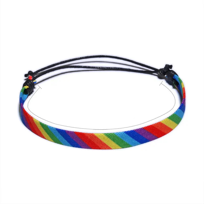 Verstellbares Regenbogen-Armband