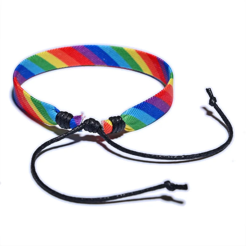 Verstellbares Regenbogen-Armband