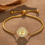 Armband mit Lebensbaum in Gold
