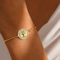 Armband mit Lebensbaum in Gold