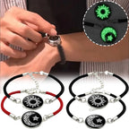 Armband mit leuchtendem Halbmond und Sonne