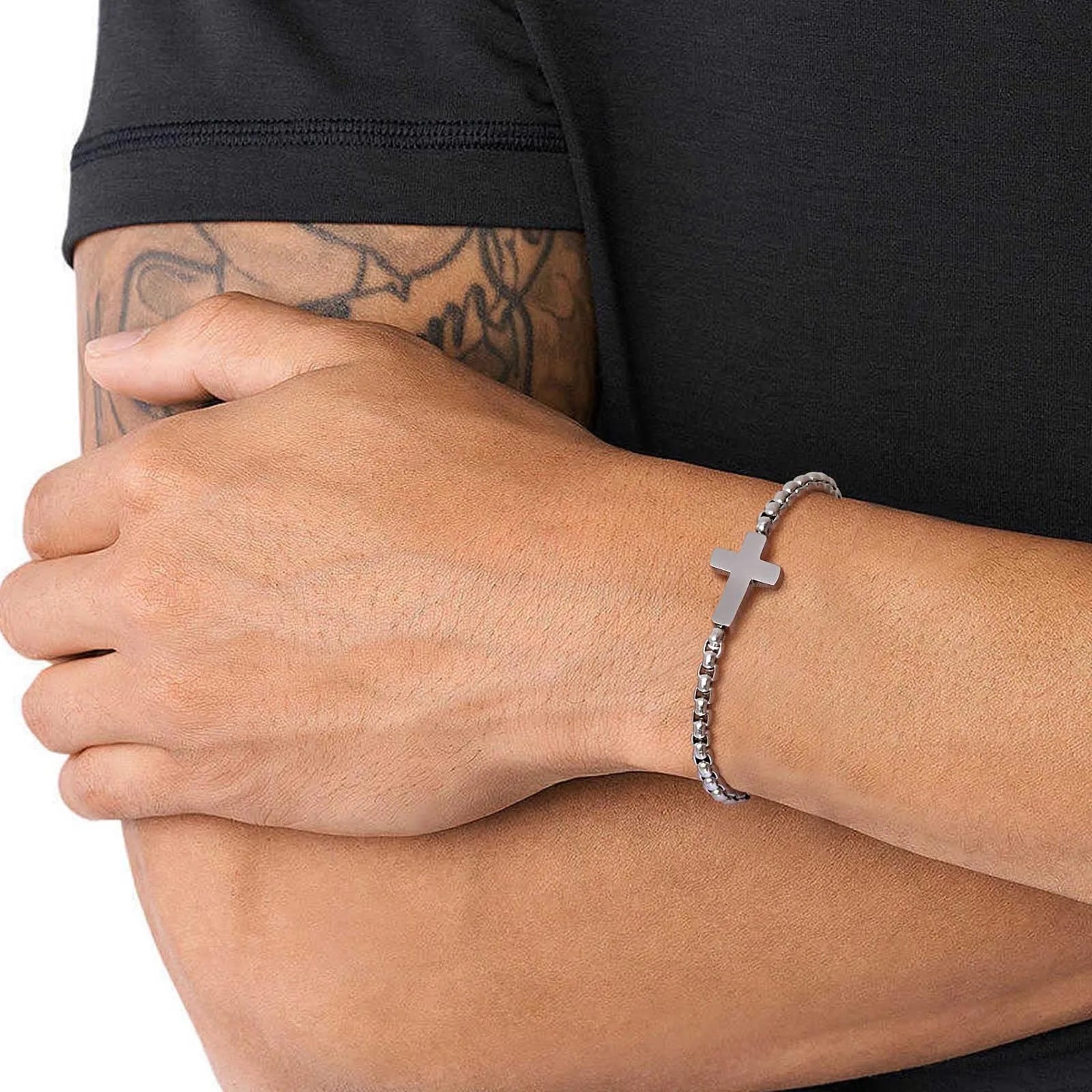 Armband mit horizontalem Kreuz