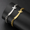 Armband mit arabischem Ali Zulfiqar Schwert in Gold