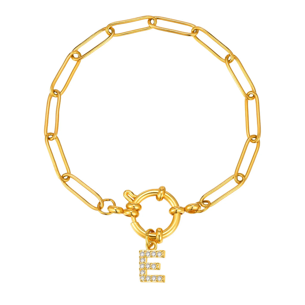 Personalisertes Armband mit Initiale e