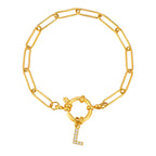 Personalisertes Armband mit Initiale l