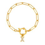 Personalisertes Armband mit Initiale x