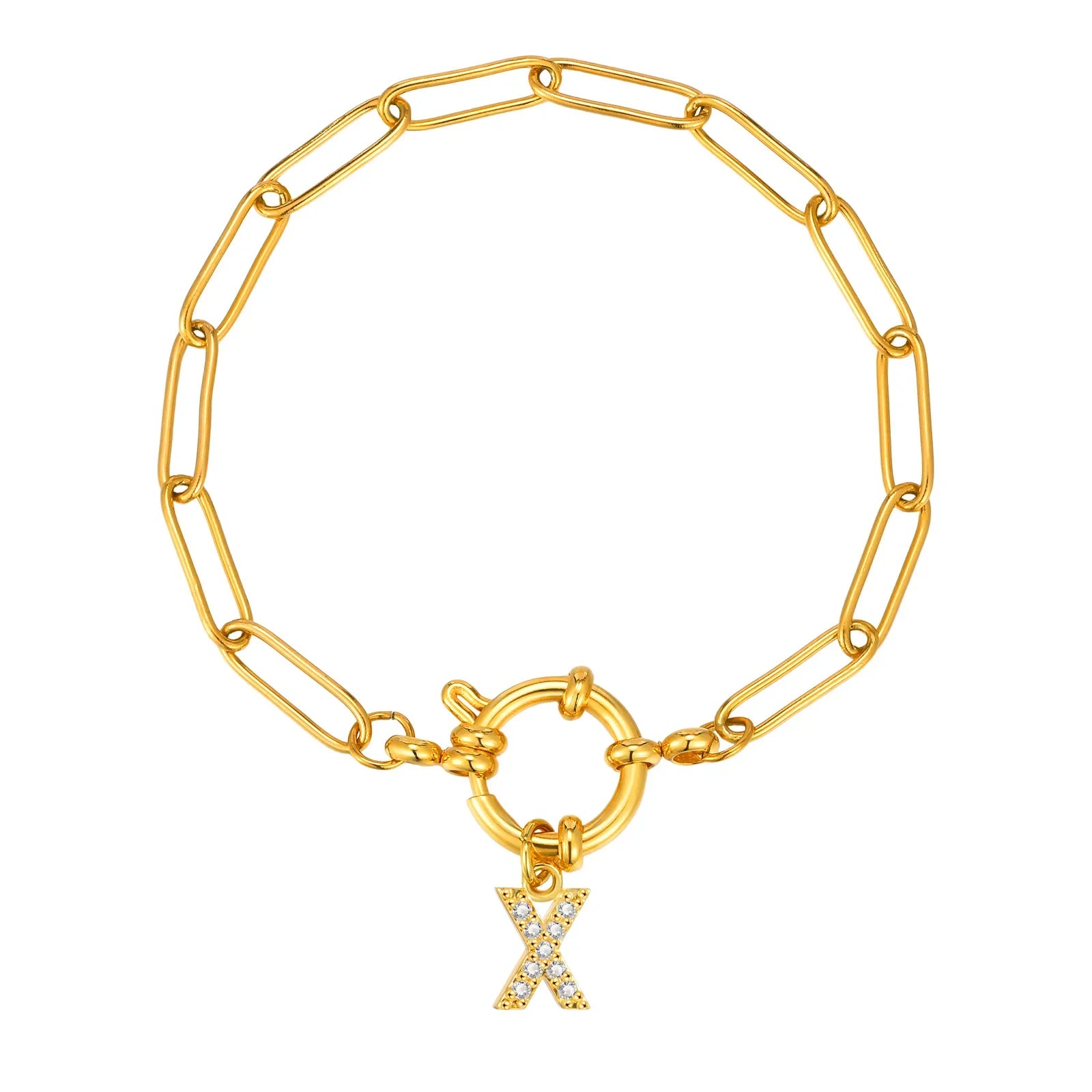Personalisertes Armband mit Initiale x
