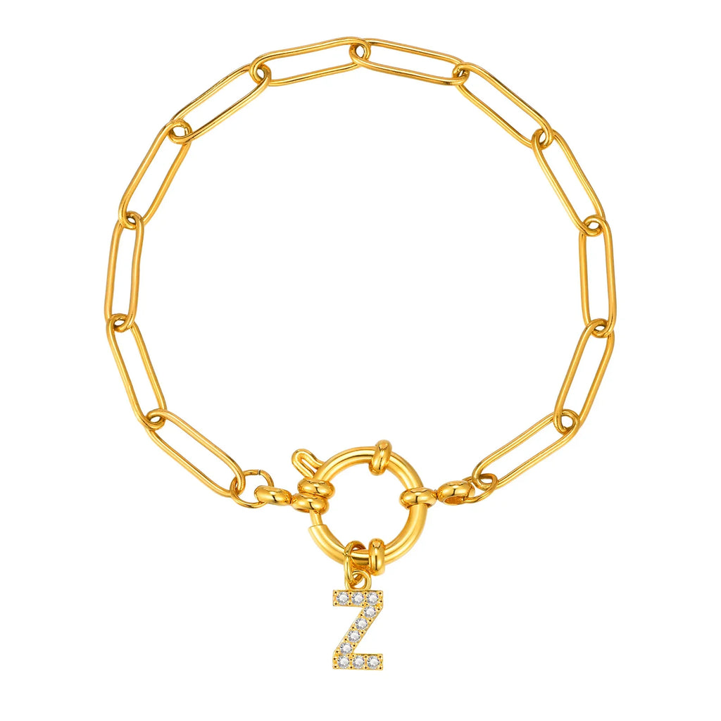Personalisertes Armband mit Initiale z