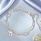 Armband mit dem jüdischen Lebenssymbol Chai aus Silber