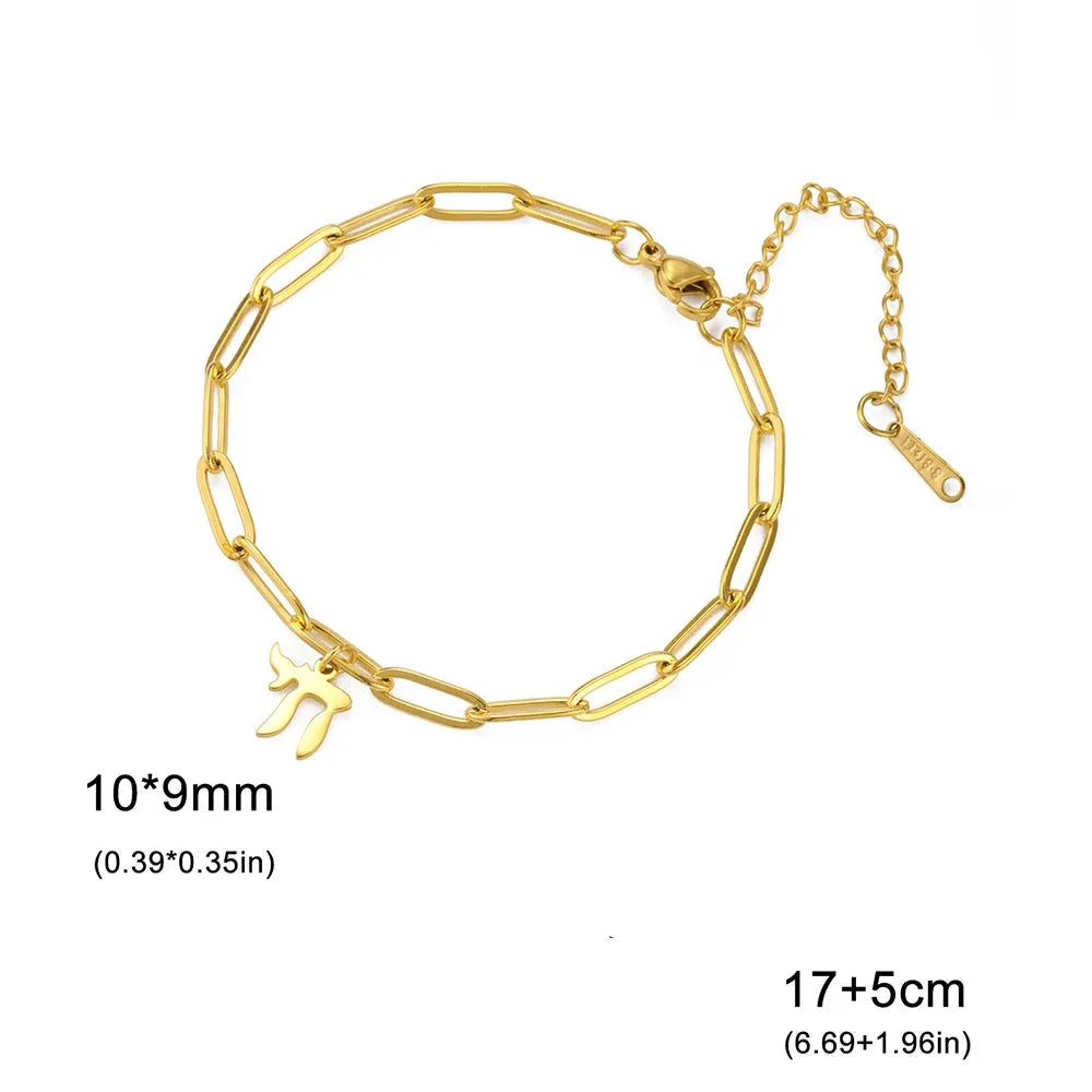 Armband mit dem jüdischen Lebenssymbol Chai