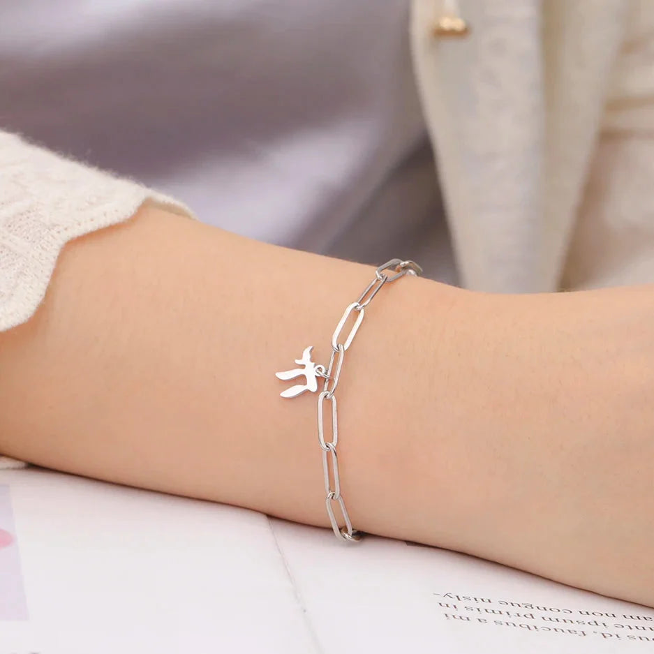 Armband mit dem jüdischen Lebenssymbol Chai aus Silber
