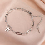 Armband mit dem jüdischen Lebenssymbol Chai aus Silber