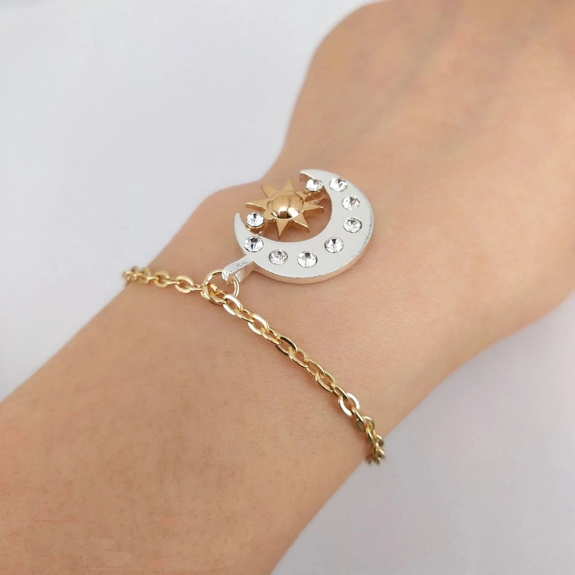 Armband mit Mond und Sonne 1