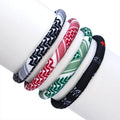 Armband mit arabischem Keffiye-Muster für Herren oder Damen in Grün