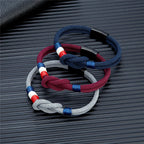 Armband mit Knoten aus Seil